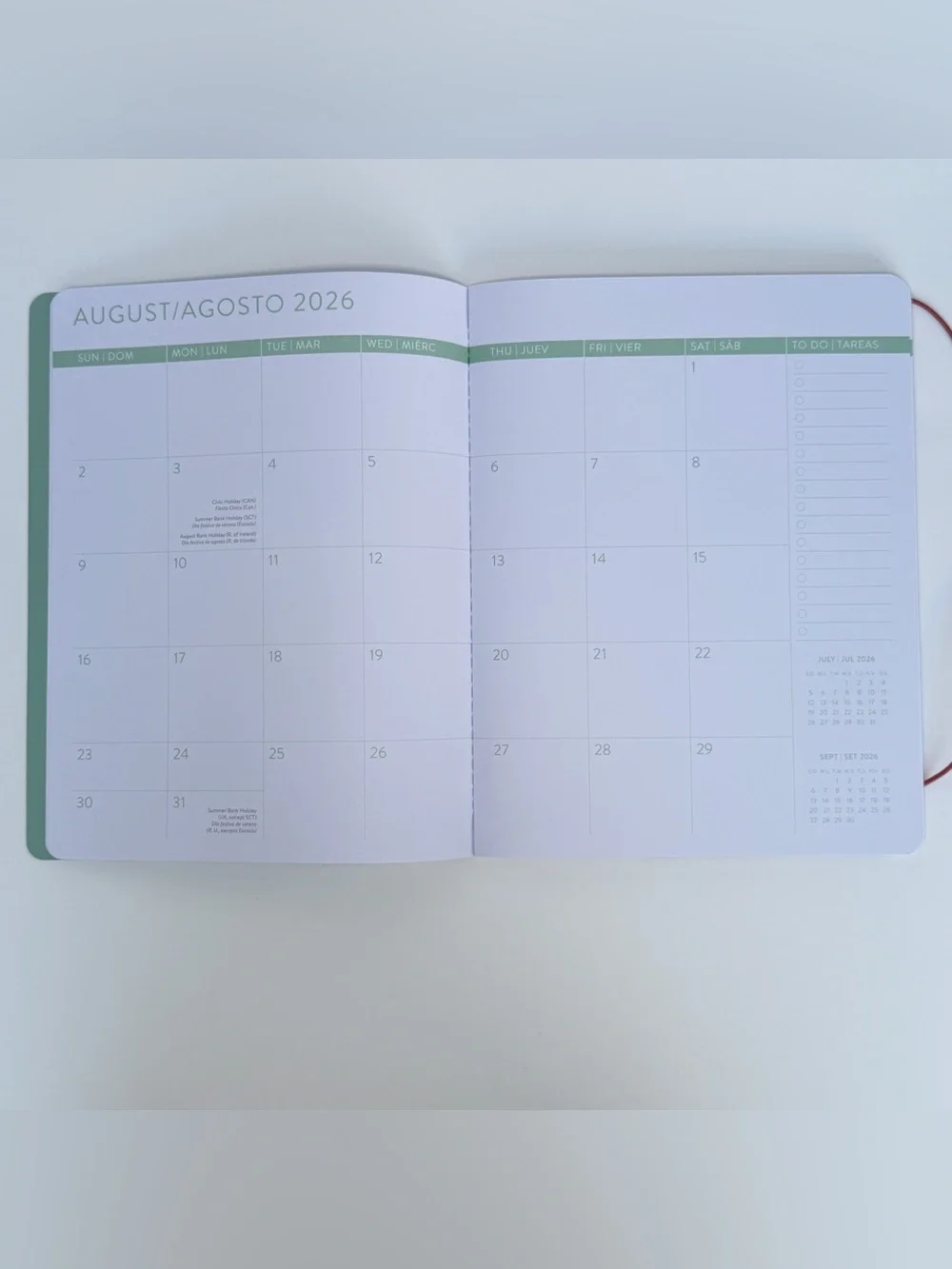 2026-2027 Weekly Monthly 17-month Planner - Orange Circle Studio (Florals)